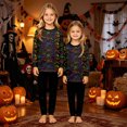 thumbnail image 4 of Halloween Family Matching Pajamas Set, Fall Sleepwear, Ghost & Pumpkin Printed Holiday Sleepwear, Soft Loungewear PJs Outfit, 4 of 5