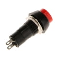 thumbnail image 3 of Interruptor de botón de bloqueo de encendido/apagado de 12 V, interruptor de bloqueo , tablero de instrumentos automático, barco Sharpla Bocina SPST On Off Pulsador, 3 of 8