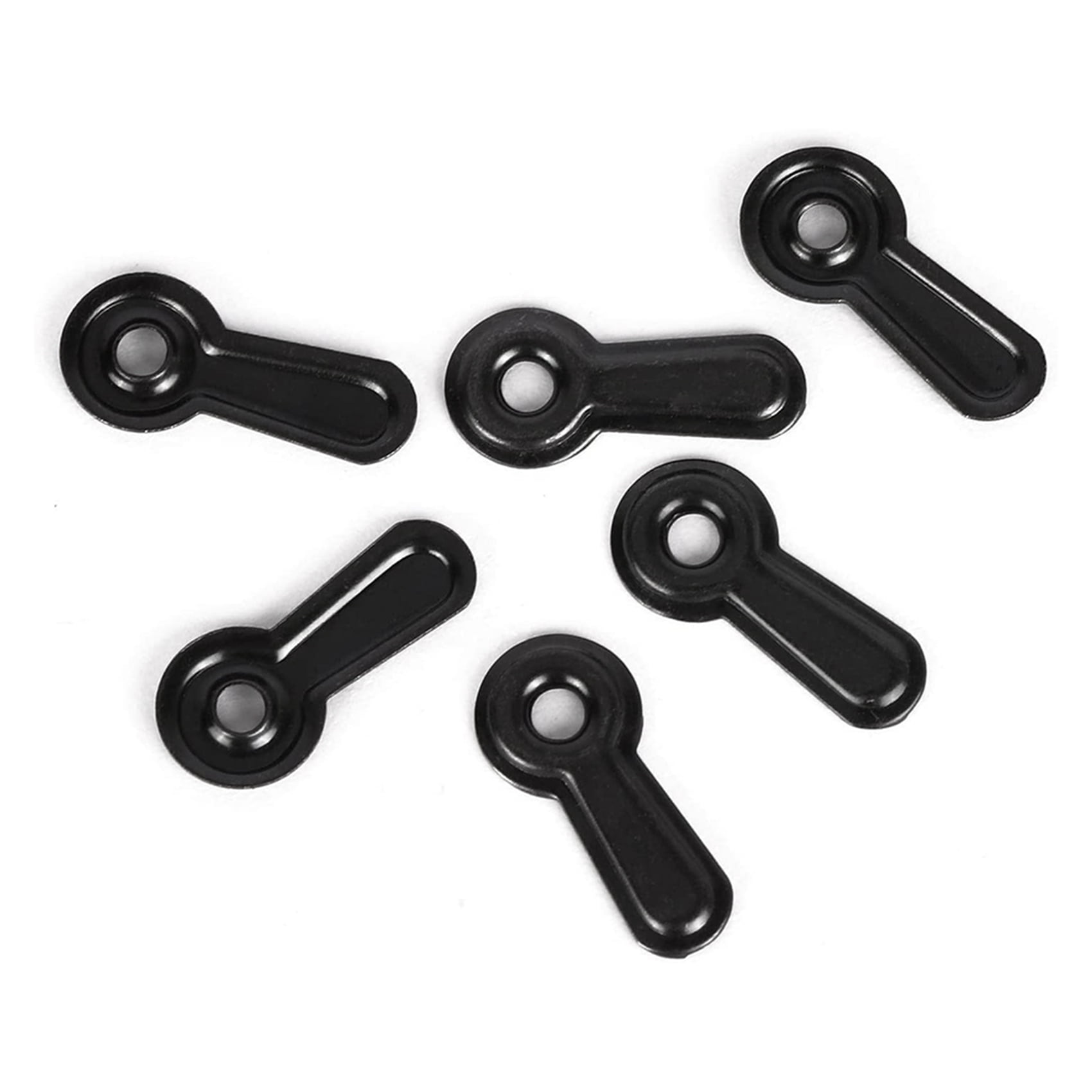 900 Picture Turn Button Fasteners Photo Frame Hardware and 900 Screws for Craft, Hanging, Drawing, Black