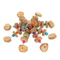 thumbnail image 1 of Hanging Bird Bite Toy,Parrots Chewing Toy Wooden Bird Cage Toy Parrots Chewing Toy User-Friendly Design, 1 of 14