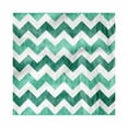 thumbnail image 1 of Modern Decorative Napkins Set of 4, Pastel Chevrons Peru Zigzag Lines in Green Toned Geometric Contemporary, Silky Satin Fabric for Brunch Dinner Party, 18", Mint Green Dark Green, by Ambesonne, 1 of 2