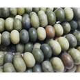 thumbnail image 4 of 5x8mm Taiwan Green Jade Matte Rondelle Beads Genuine Gemstone Natural Jewelry Making, 4 of 5