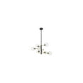 thumbnail image 4 of Paragon 6 light Matte Black and Brass Pendant, 4 of 4