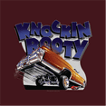 thumbnail image 3 of Rollin Hard men's Knockin Booty Lowrider burgundy classic fit front and back print graphic tee shirt, 3 of 5