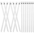 thumbnail image 2 of 100Pcs Heavy Duty Zip Ties Metal Zip Ties Stainless Steel Zip Ties for Fixing Fences, 2 of 2