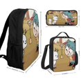 thumbnail image 2 of Hilda Backpack Three Piece Essentials 17 Inch Bag Lunch Tote Pen Case, 2 of 5
