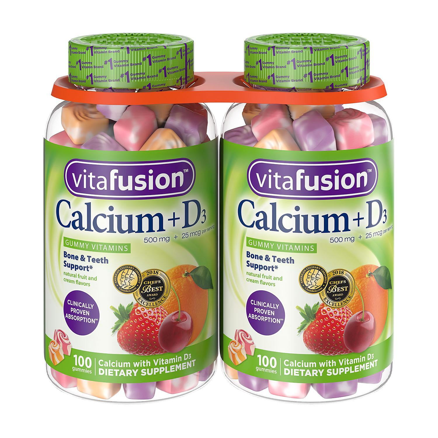 Vitafusion Calcium Gummies, 500 mg (200 ct.)