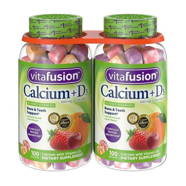 Vitafusion Calcium Gummies, 500 mg (200 ct.)
