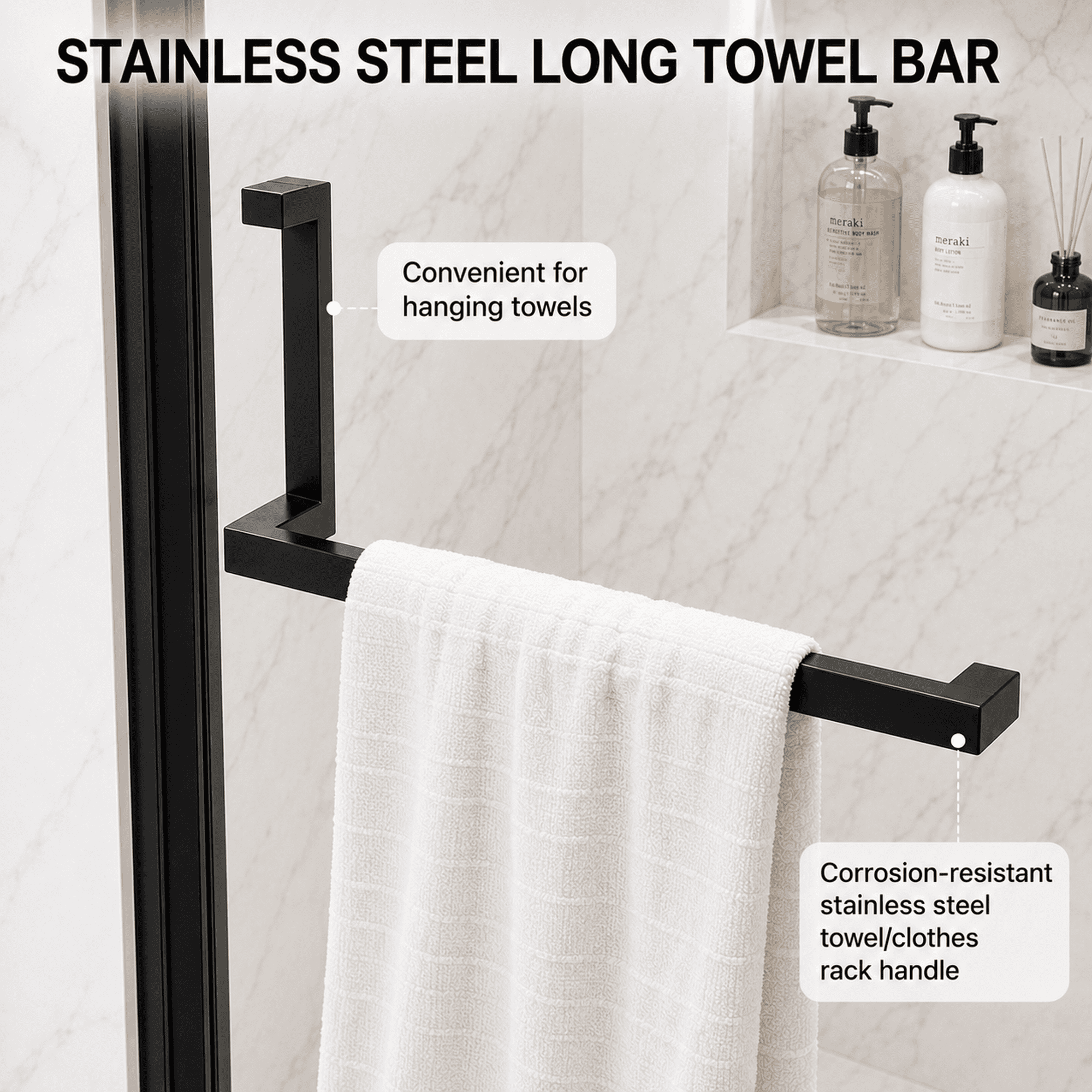 Aukfa 34-35.2" W x 72" H Matte Black Semi-Frameless Pivot Bi-Fold Shower Door, 1/4" Tempered Glass