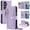 Purple, variant on Dteck Wallet Phone Case with Card Slots, Zipper Pocket and Adjustable Strap for Samsung Galaxy Z Fold 7,Dark Purple