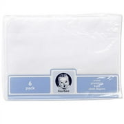 Gerber Pre-folded Gauze/Cloth Diaper 6-Pack, White