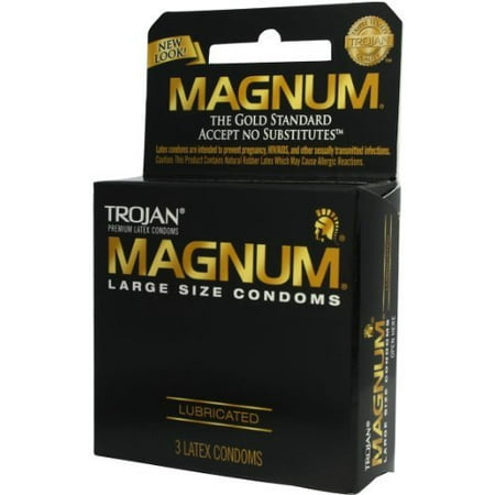 Trojan ™ Magnum ™ Bareskin ™ Condom 3 ct Box. 