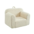 thumbnail image 4 of Iwicker Kids Club Chair Toddler Couch Baby Sofa Chair with Sherpa Fabric, Beige, 4 of 7
