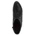 thumbnail image 6 of Badgley Mischka Girls Glittery Low Heel Dress Boots. (Little Kids Big Kids), Black, Size: 2, 6 of 6