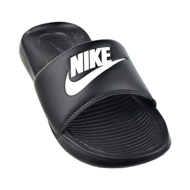 Nike Victori One Men's Slides Black-White - Walmart.com