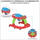 thumbnail image 2 of Andadera Prinsel Sonic Boy Rojo Asiento Acolchonado 3 Alturas Tablero Musical Interactivo, 2 of 7