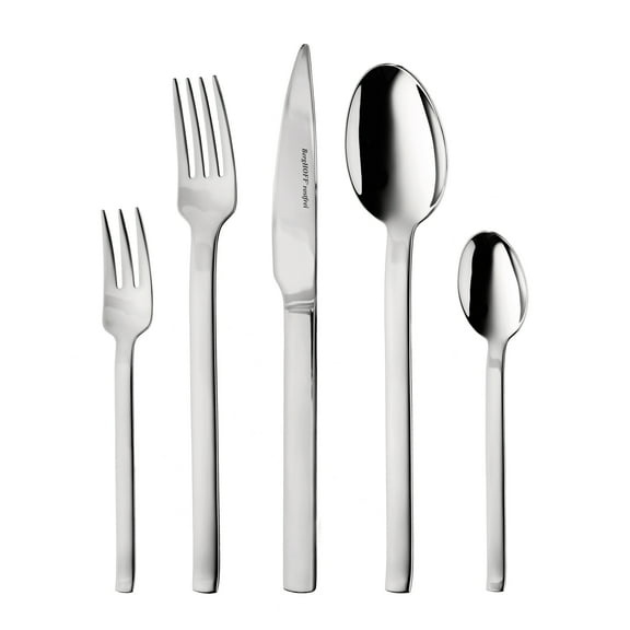 BergHOFF Essentials 30Pc 18/10 Stainless Steel Flatware Set, Essence
