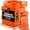 Orange, variant on Woven Polypropylene Sand Bags for Flooding, Gravel -14" x 26" Sacks 50 lb Weight Limit, Military Grade Reusable Refillable Sand Bag for Hurricane Flood Protection, Empty Sandbags White, Bundle of 7500