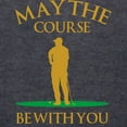 thumbnail image 3 of CafePress - May The Course Be With You Long Sleeve T Shirt - Mens Hooded Shirt, 3 of 3