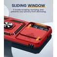 thumbnail image 3 of for Galaxy A15 5G Case, Samsung A15 5G Case with Camera Cover & 360° Kickstand Ring with Tempered Glass Screen Protector, Military Grade Shockproof Protective for A15 5G Phone Case Red, 3 of 13