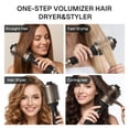 thumbnail image 7 of Behome Hair Dryer Brush, 4-in-1 Blow Dryer Brush with Oval Ceramic Barrel,Hot Air Brush for Fast Styling,Frizz-Free,Voluminous Blowouts, Gold Black, 7 of 7