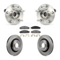thumbnail image 1 of Transit Auto Front Hub Bearing Assembly Disc Brake Rotors and Ceramic Pads Kit for Car Ford Five Hundred Freestyle Taurus X Mercury Sable Montego KBB-100528, 1 of 11