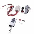 thumbnail image 1 of RC Car Winch, Aluminum Alloy 1/10 Scale Model Crawler Vehicle Accessory with Remote Controller T Plug Extension Cable for 4 D90 D110 RC Car, 1 of 7
