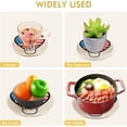 thumbnail image 5 of FREEAMG Cotton Peace Sign Heart American Flag 2 Pcs Woven Pot Holder Trivets Set,Round Coasters Placemat for Cooking Baking Hot Dish Pan Pot Bowl Teapot(7/9 Inches), 5 of 5