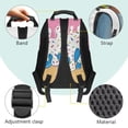 thumbnail image 4 of Yuyamidu Baseball Backpack & Lunchbox Set Girls Bookbag and Lunch Box Age 8-10 Ice Cream Book Bags with Pencil Bag Pencil Case Water Bottle Sling Bag 4 in 1 Middle Schoolbag for Kids, 4 of 8