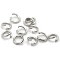 thumbnail image 1 of Woeilo 500 Pieces - 304 Stainless Steel Jump Rings - 6mm - 18 Gauge (1mm Thickness) Gray 6mm, 1 of 3