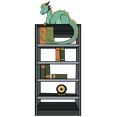 thumbnail image 1 of Easy To Peel Dragon Vinyl DÃ©cor Multicolored Art Design Removable Kids Bedroom Wall Decal Sticker - 20" x 45" Home Living Room Legendary Serpentine Creature Book Shelf Art Adhesive Wall Decoration, 1 of 4