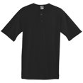 thumbnail image 1 of Two-Button Baseball Jersey 3Xl Black, 1 of 1