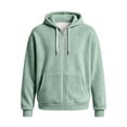 thumbnail image 3 of Mens Full Zip Corduroy Hoodies Oversized Long Sleeve Soft Warm Sweatshirt Fall Winter Outerwear With Pockets, 3 of 4