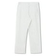 thumbnail image 5 of RYDCOT Men’s Striped Slim Fit Pants Lightweight Flat Front Pinstripe Suit Trousers, Business Casual Pants White XL(XL), 5 of 9