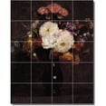 thumbnail image 1 of Ceramic Tile Mural-Henri Fantin-Latour Flowers Kitchen Tile Mural 24. 24" w x 30" h using (20) 6 x 6 ceramic tiles, 1 of 3