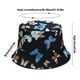 thumbnail image 4 of XYIYI Lindo sombrero de cubo para playa, sombreros de pescador para mujer, reversible de doble cara, 4 of 4