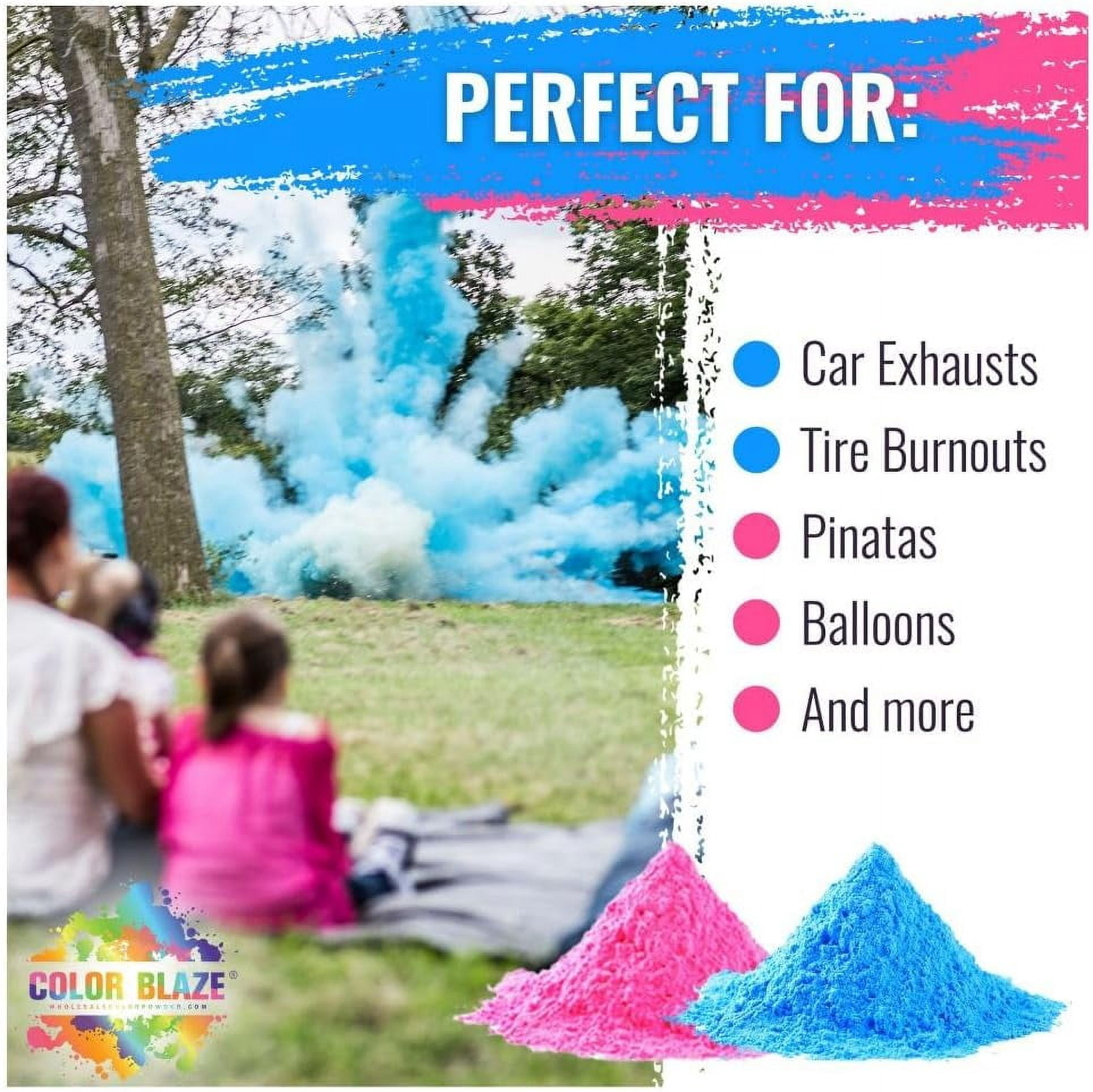 Gender Reveal Pink and Blue Color Powder Pack - 5 pounds of Pink and 5 pounds of Blue