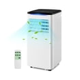 thumbnail image 6 of Topcobe 8000 BTU 3-in-1 Portable Air Conditioner with Fan and Dehumidifier Mode, Standing Fans for Home Office, Quiet Bladeless Floor Powerful Fan, 6 of 8