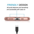thumbnail image 5 of iPhone 11 Pro Max Case, iPhone 11 Pro Max 6.5" Case, Tekcoo [T360] 11 Pro Max Case W/[Tempered Glass Screen Protector] Ultra Thin Full Body Dual Layers Hard Slim Plastic Phone Cover -[Rose Gold], 5 of 7