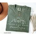 thumbnail image 3 of Faith Can Move Mountains Shirt – Comfort Colors Christian Tee for Women, Bible Verse & Jesus Shirt, Religious Gift Idea, 3 of 8