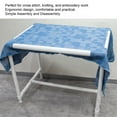 thumbnail image 4 of Embroidery Frame Table, Multipurpose 99x73cm Surface Height Adjustment Cross Stitch Frame Stand Lightweight  for Craft Sewing Projects, 4 of 7