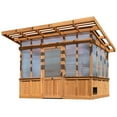 thumbnail image 2 of Backyard Discovery Poppy 11'x7' Cedar Wood and Polycarbonate Greenhouse Kit, PowerPort, 2 of 15