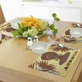 thumbnail image 4 of Ambesonne African Place Mats Set of 4, Turban Palms Cultural, Standard Size, Multicolor, 4 of 6