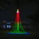 thumbnail image 5 of Lámpara LED de cascada con forma de estrella de cinco puntas, lámpara colgante para árbol de Navidad, lámpara de agua, lámpara decorativa para exteriores, lámpara solar con control remoto para patio, 5 of 6