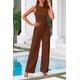 thumbnail image 4 of Conjunto de Ropa Casual de Verano para Mujer PRETTYGARDEN 2 Piezas Marrón S, 4 of 8