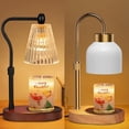 thumbnail image 1 of Candle Warmer Lamp with 2 Bulbs, Candle Warmer with Dimmer Adjustable Height,Mothers Day Gifts,Electric Wax Warmer Vintage Home Decor,2/4/8H Timer,Wax Melt Warmer for Scented Jar Candles, 1 of 5