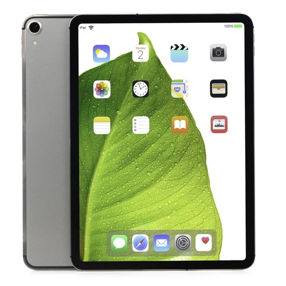 Pre-Owned Used Apple iPad Pro (2018) Space Gray 11" 64GB Wi-Fi (Cellular) Touchscreen Tablet MU0Y2LL/A MU0T2LL/A A2013 - Grade B