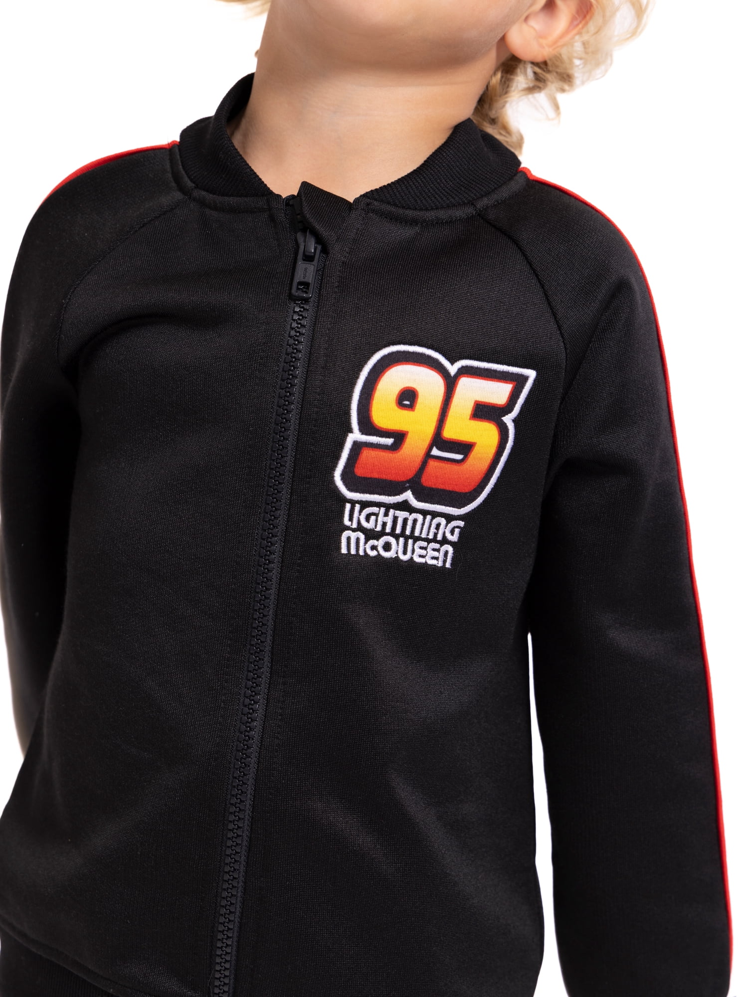 Disney Pixar Cars Toddler Boys Track Jacket and Jogger Pants Set, 2-Piece, Sizes 12M-5T