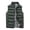 Army Green, variant on Men's Winter Puffer Vest Coat Casual Warm Zipper Sleeveless Jacket Classic Slim Seam Pea Outwear