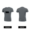 thumbnail image 2 of Coolnut Men's T Shirt Odor Protection Short, Film Shooting Plates Mens Short Sleeve Tees, Grey Crew-Neck Casual Tee Shirts, S, 2 of 6